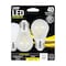 Feit Electric Feit A15 E26 (Medium) Filament LED Bulb Soft White 40 Watt Equivalence 2 pk A1540W927CAFL2R - alternate 1